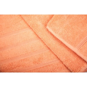 Махровое полотенце для лица и рук New Wave 50x90 см, персиковое, . Photo 3